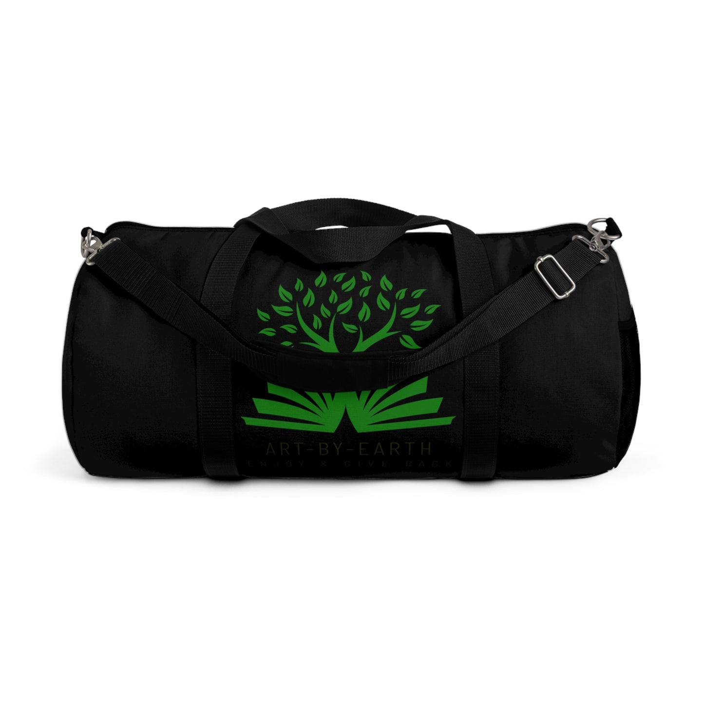Black - ART BY EARTH DUFFEL BAG