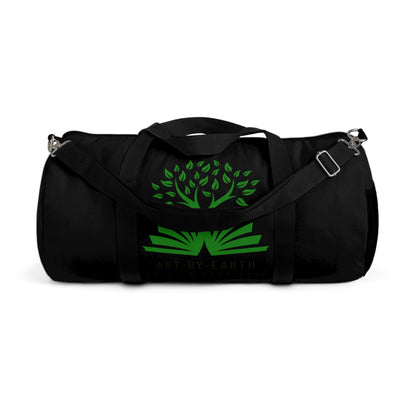Black - ART BY EARTH DUFFEL BAG