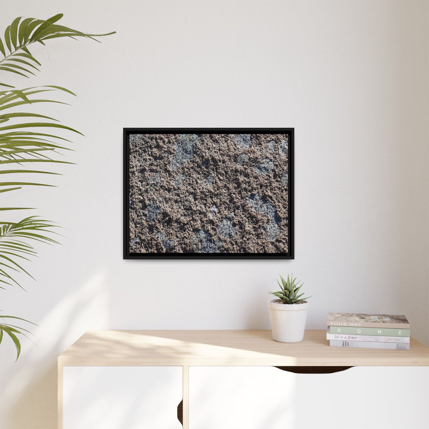 Textured Ground - Unique Stretched Canvas Wall Art