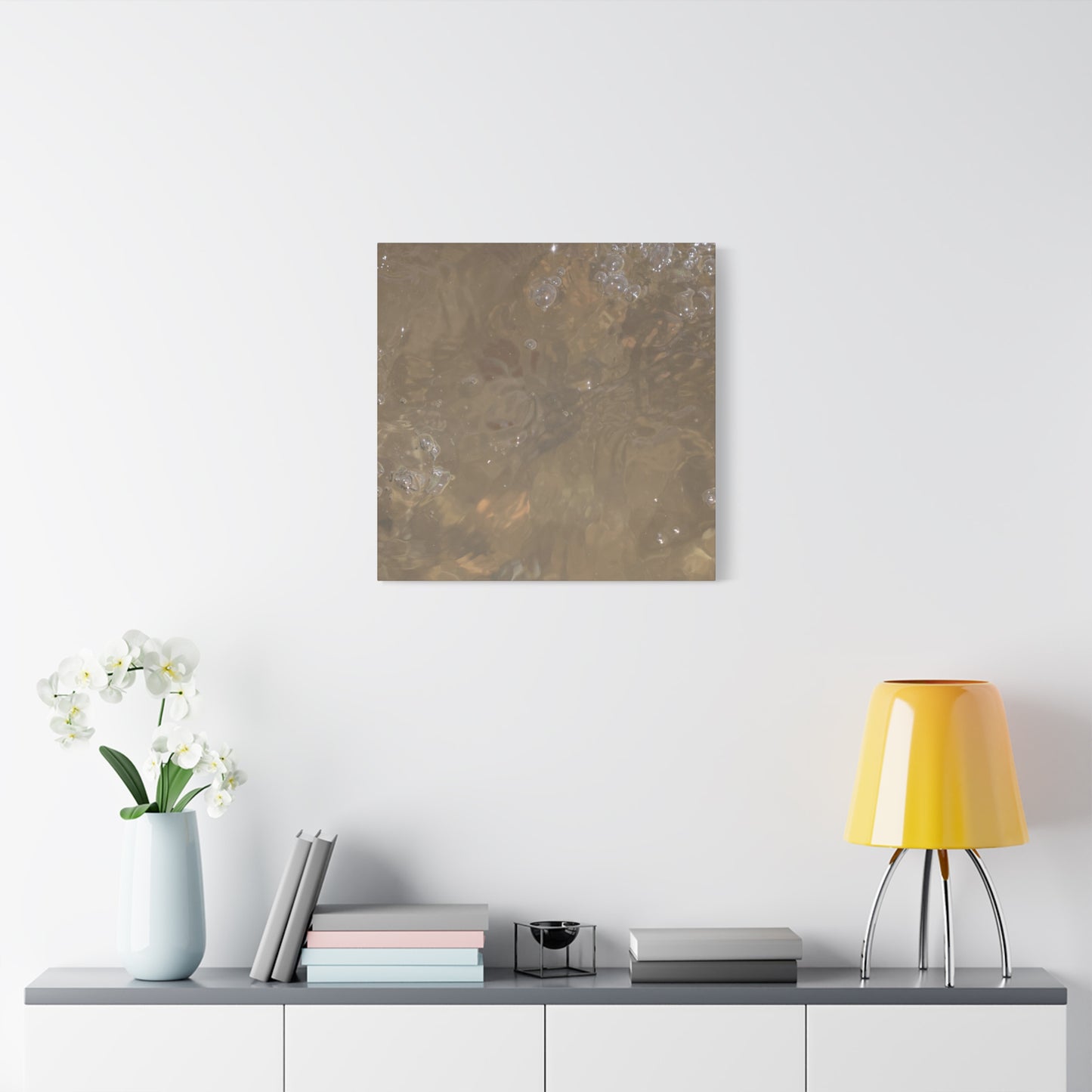 Echoes of Liquid Gold - Unique Frameless Canvas Wall Art - Art By Earth
