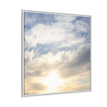 Sky's Ethereal Whisper - Unique Stretched Canvas Wall Art - Art By Earth