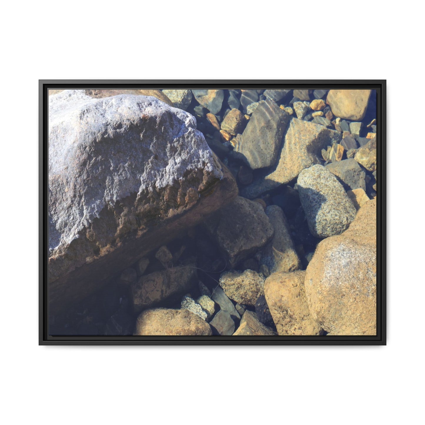 Stone Sanctuary - Unique Stretched Canvas Wall Art