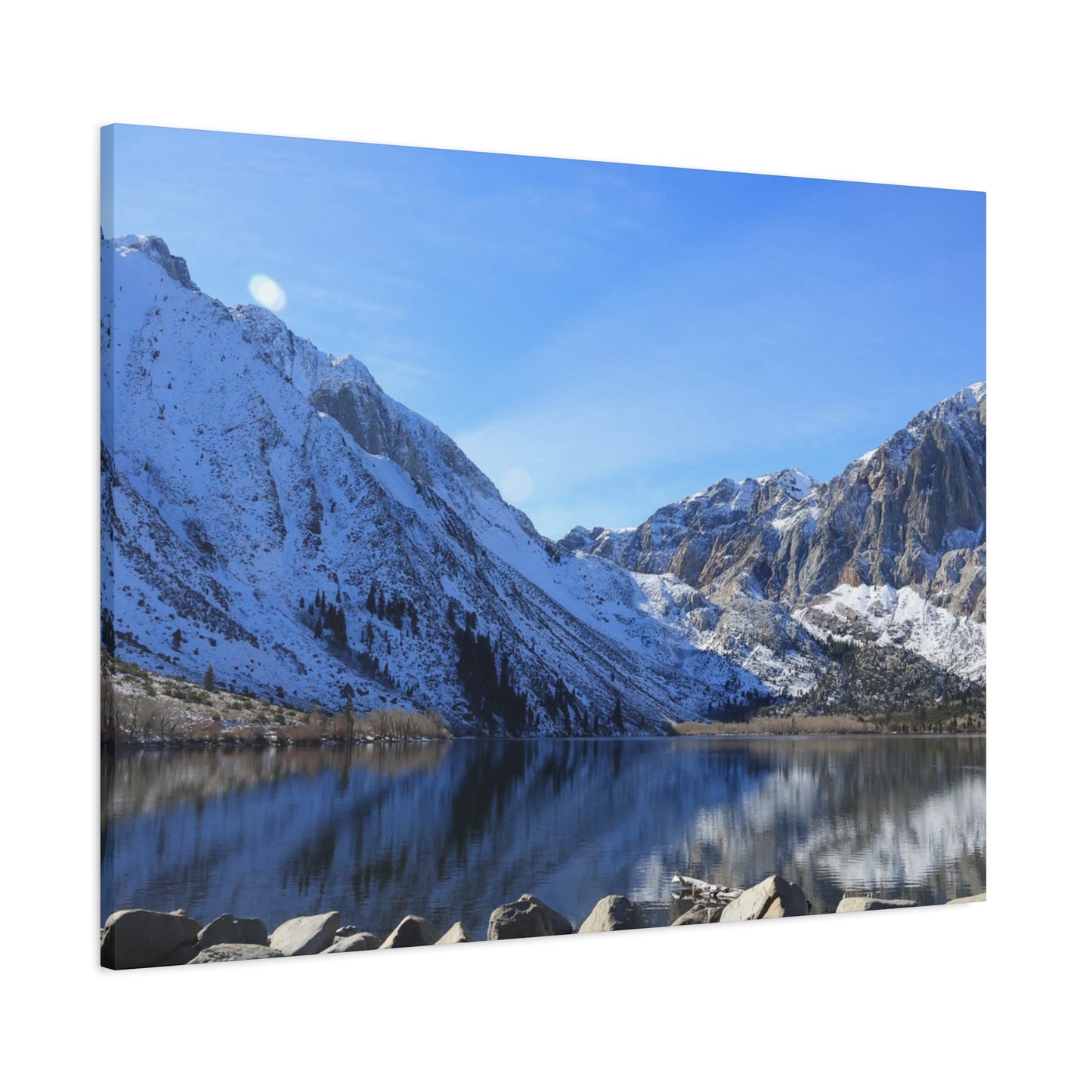 Reflections of Silence - Unique Frameless Canvas Wall Art