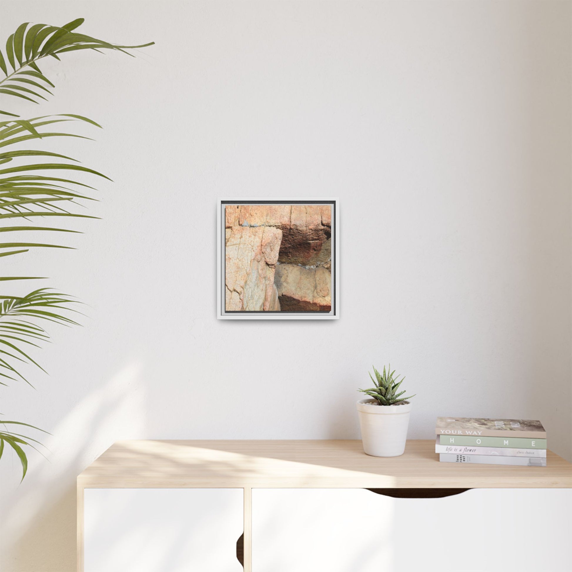 Fractured Stone - Unique Stretched Canvas Wall Art - Art By Earth