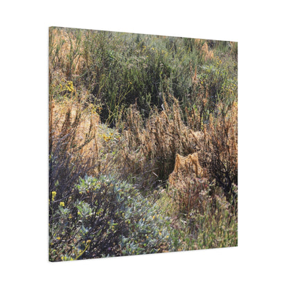 Sagebrush Desert Landscape - Unique Frameless Canvas Wall Art - Art By Earth