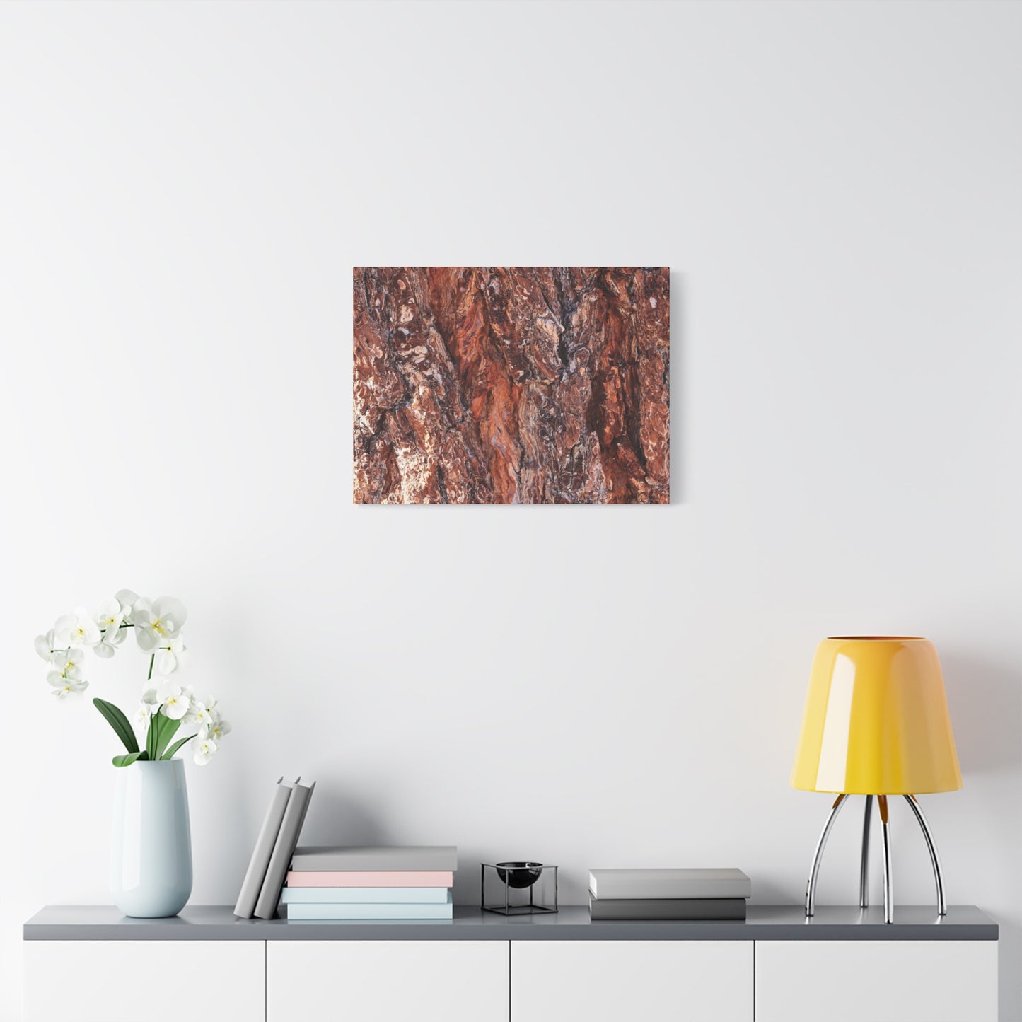 Rust and Ridges - Unique Frameless Canvas Wall Art