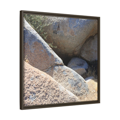 Boulder Shelter - Unique Stretched Canvas Wall Art