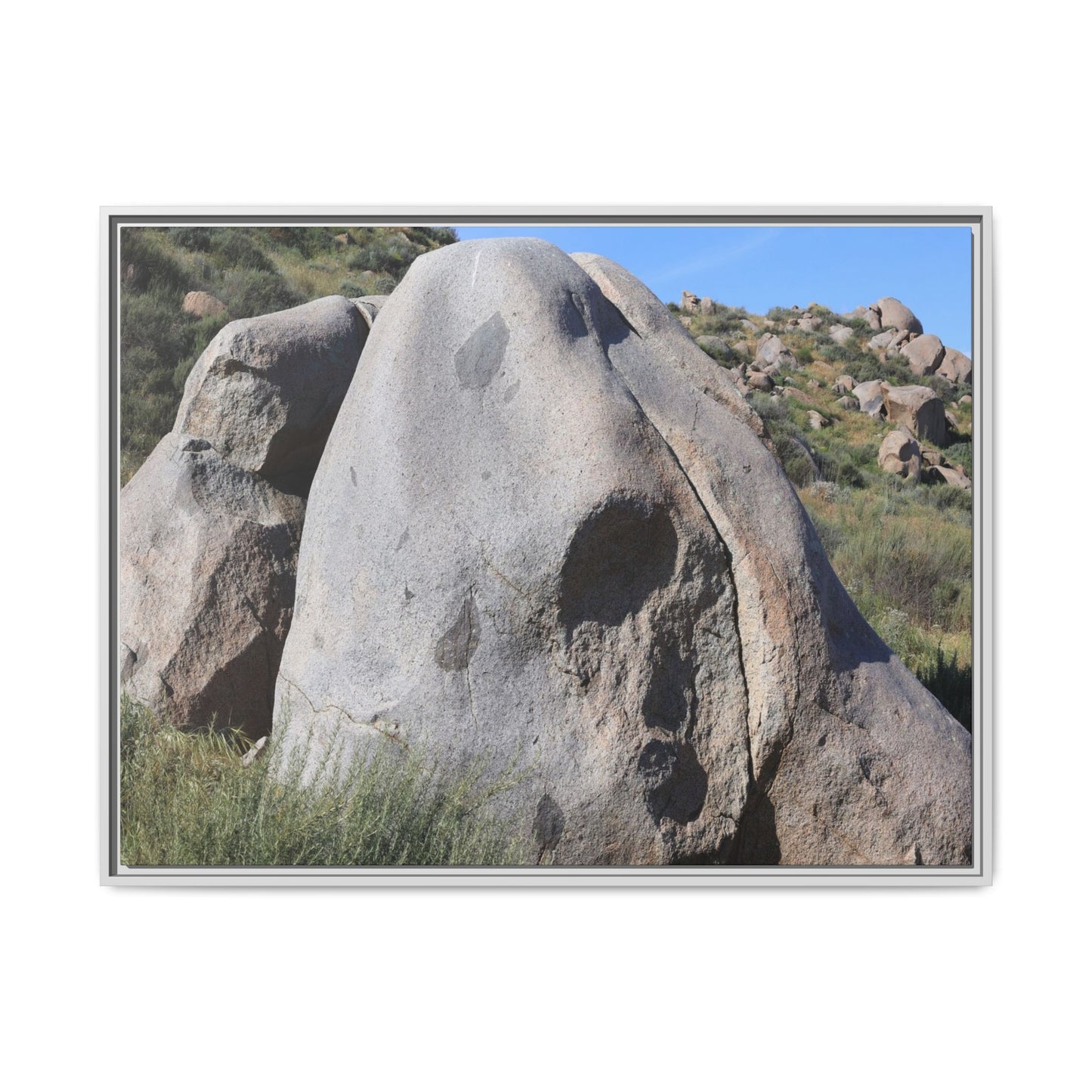Skull Rock Desert - Unique Stretched Canvas Wall Art - Art By Earth