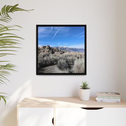 Whispers of the Sagebrush Steppe - Unique Stretched Canvas Wall Art