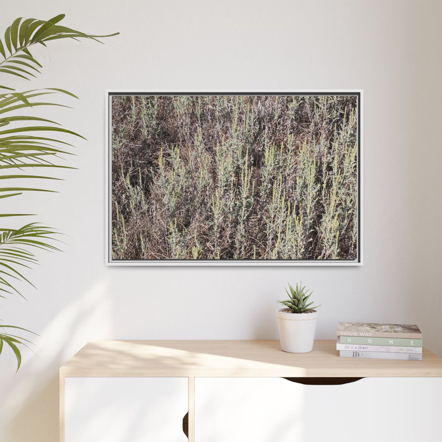 Sage Fields Forever - Unique Stretched Canvas Wall Art - Art By Earth