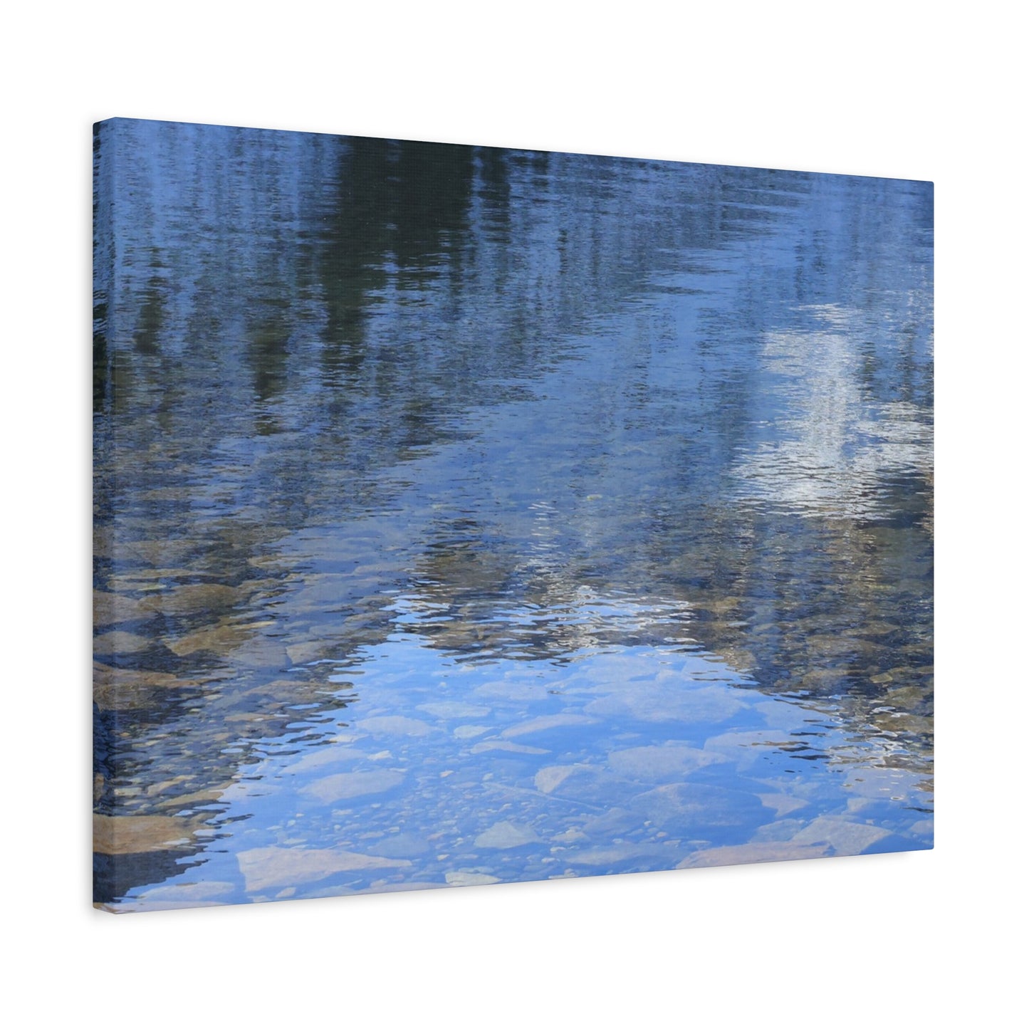 Reflections of Tranquility - Unique Frameless Canvas Wall Art
