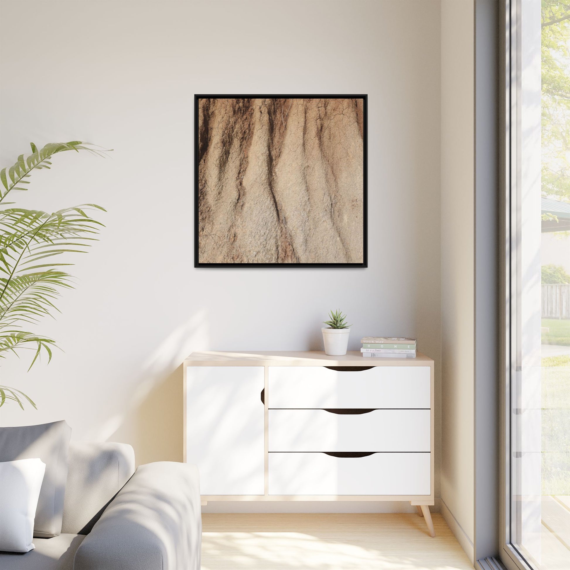 Eroded Canyon Walls - Unique Stretched Canvas Wall Art - Art By Earth