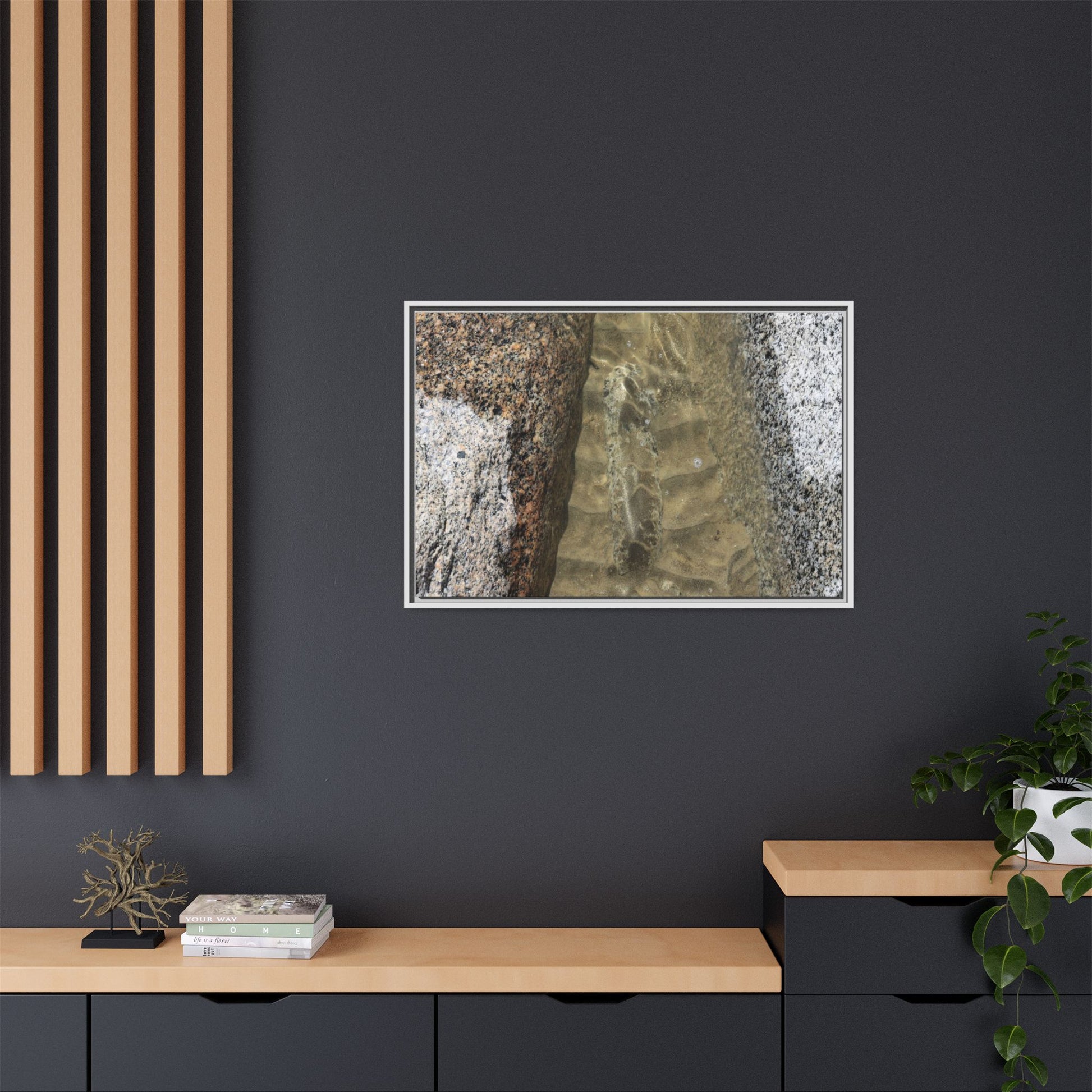 Between Concrete Walls - Unique Stretched Canvas Wall Art - Art By Earth