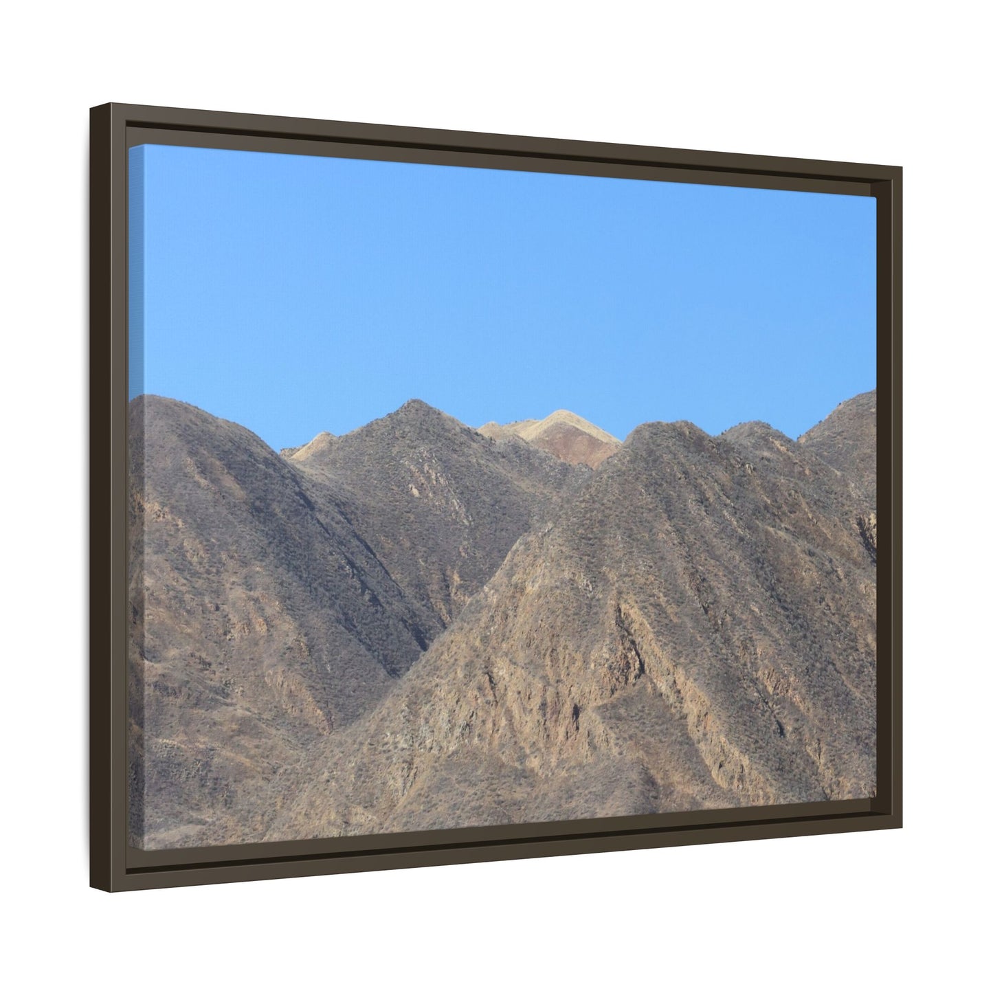 Echoes of Barren Peaks - Unique Stretched Canvas Wall Art - Art By Earth