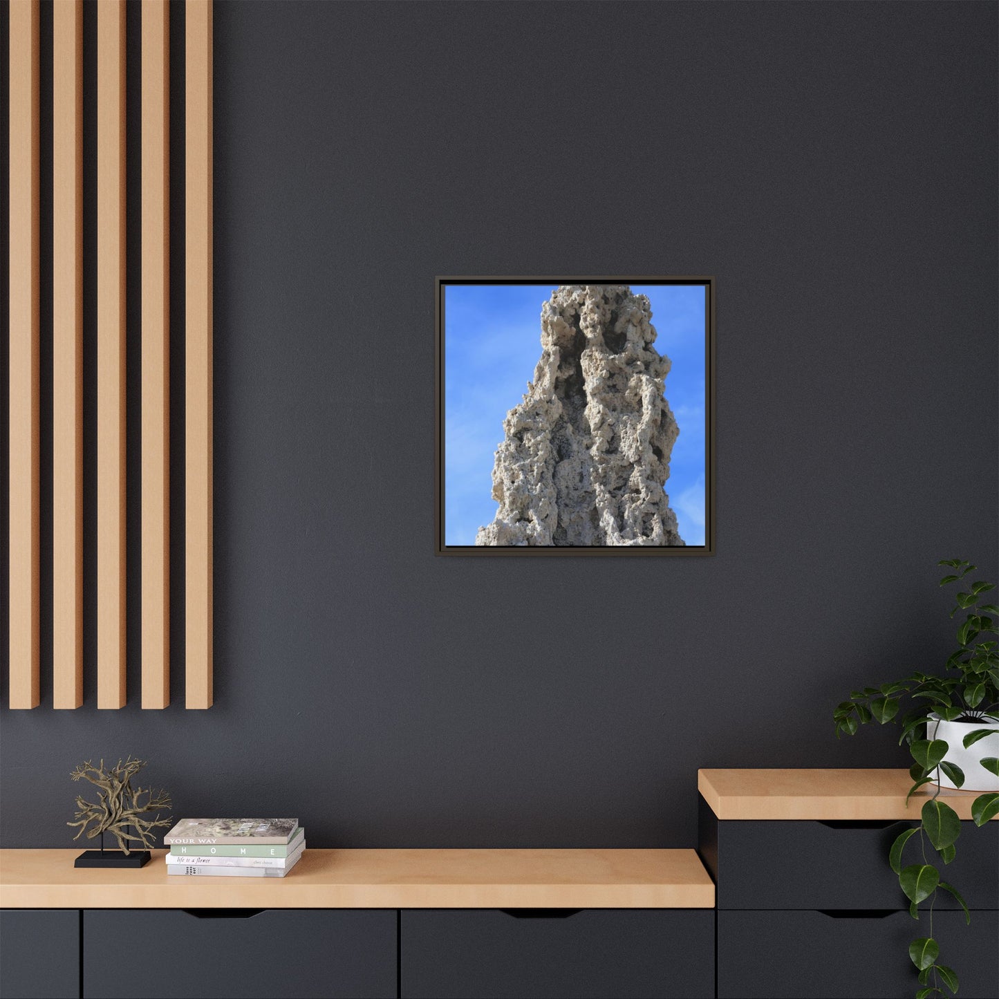 Stone Sentinel - Unique Stretched Canvas Wall Art