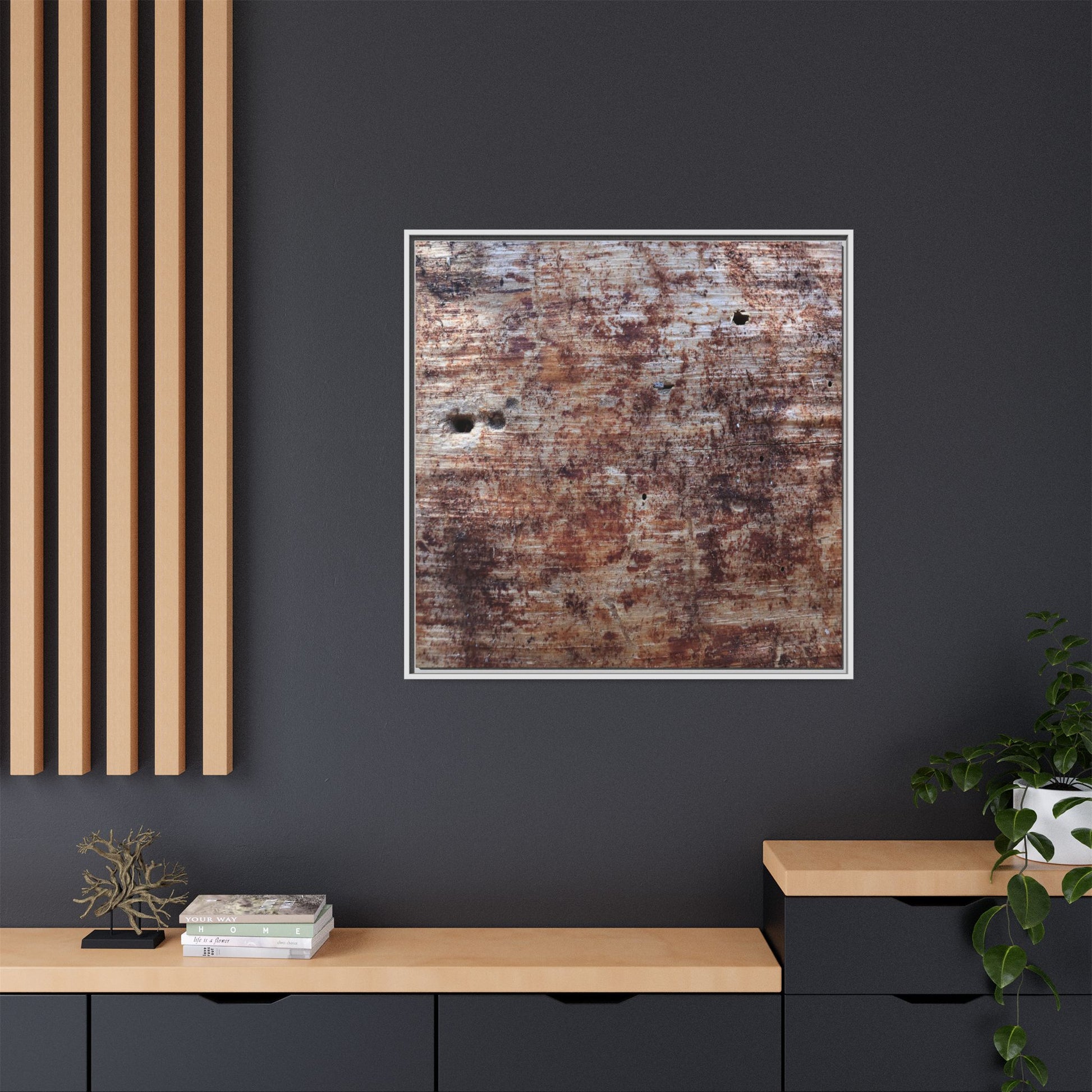Rustic Textures - Unique Stretched Canvas Wall Art - Art By Earth