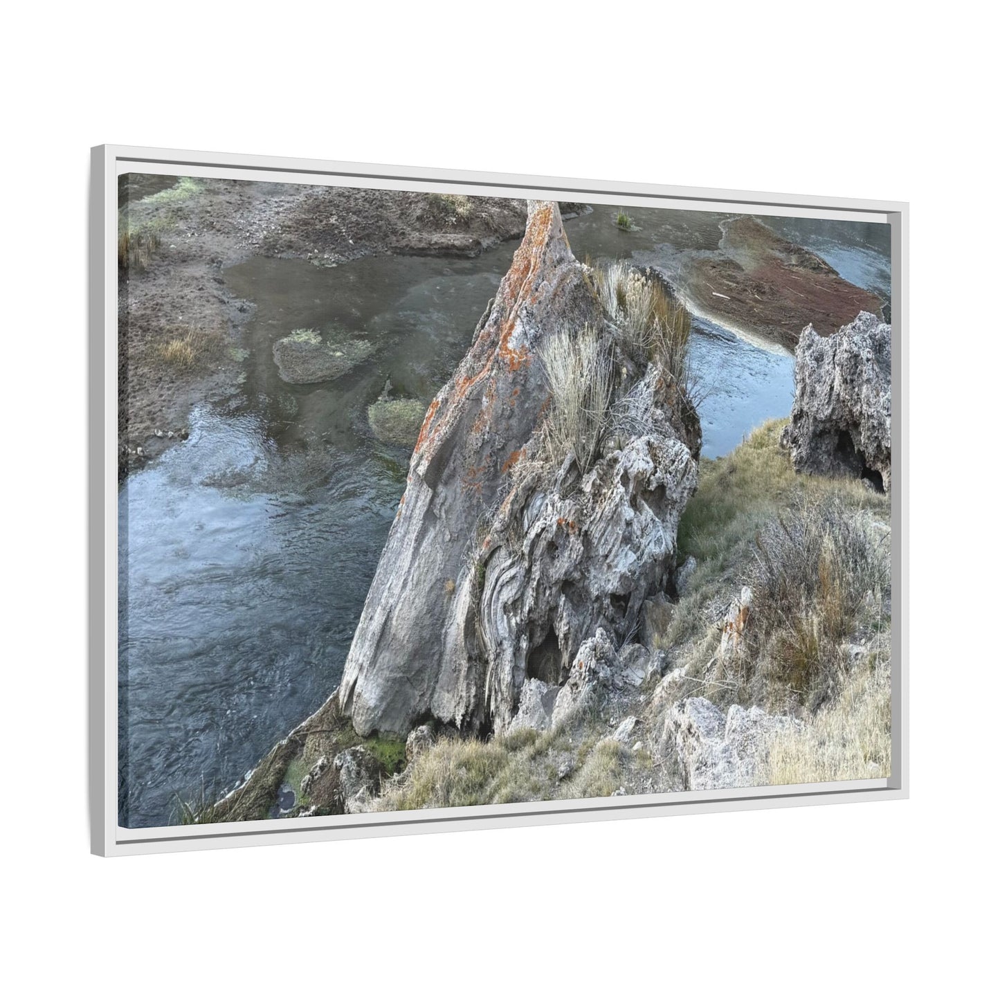 Carved by Water - Unique Stretched Canvas Wall Art