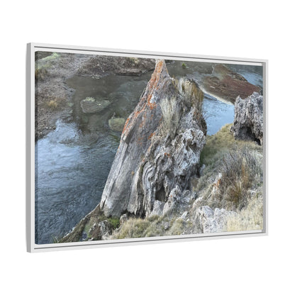 Carved by Water - Unique Stretched Canvas Wall Art