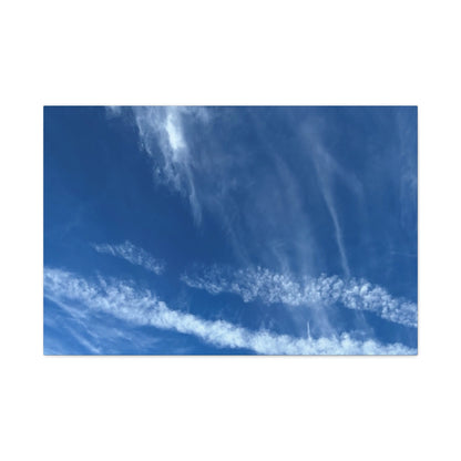 Sky's Poetry - Unique Frameless Canvas Wall Art - Art By Earth