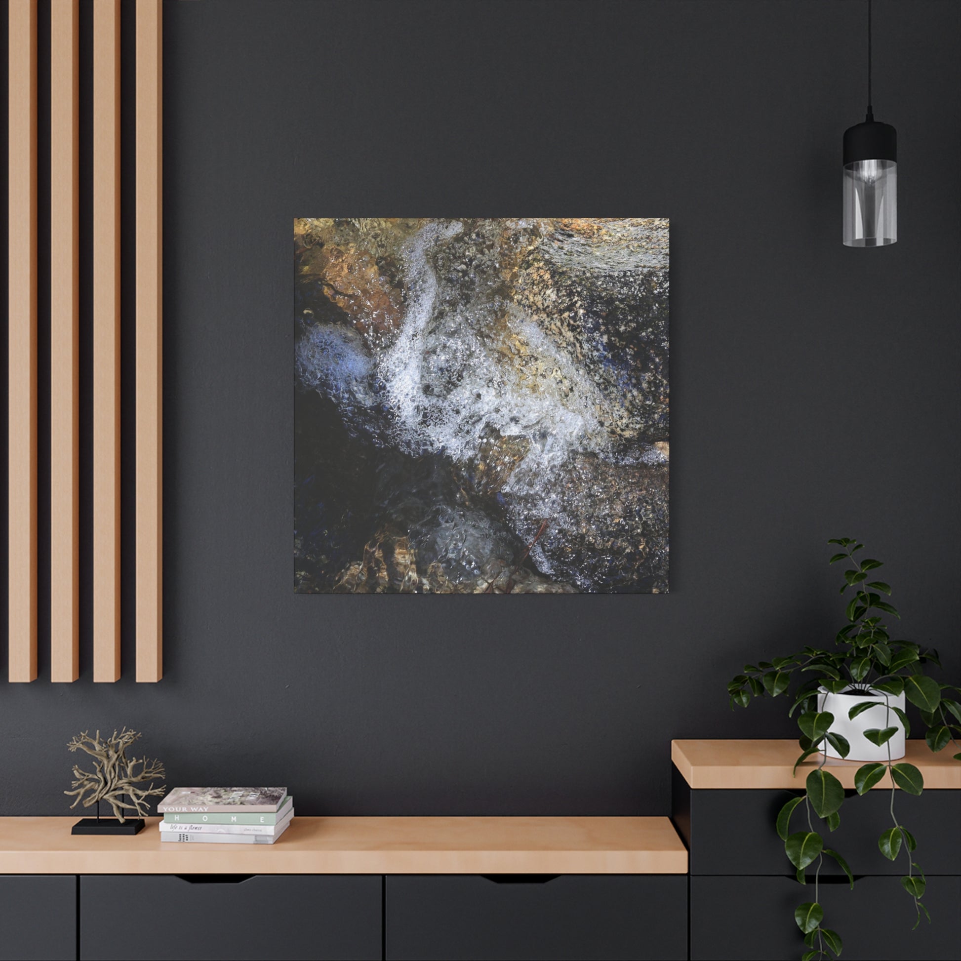 Liquid Stone - Unique Frameless Canvas Wall Art - Art By Earth