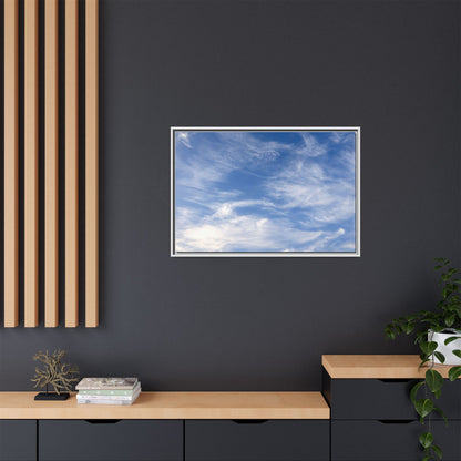 Ethereal Blue Tapestry - Unique Stretched Canvas Wall Art - Art By Earth