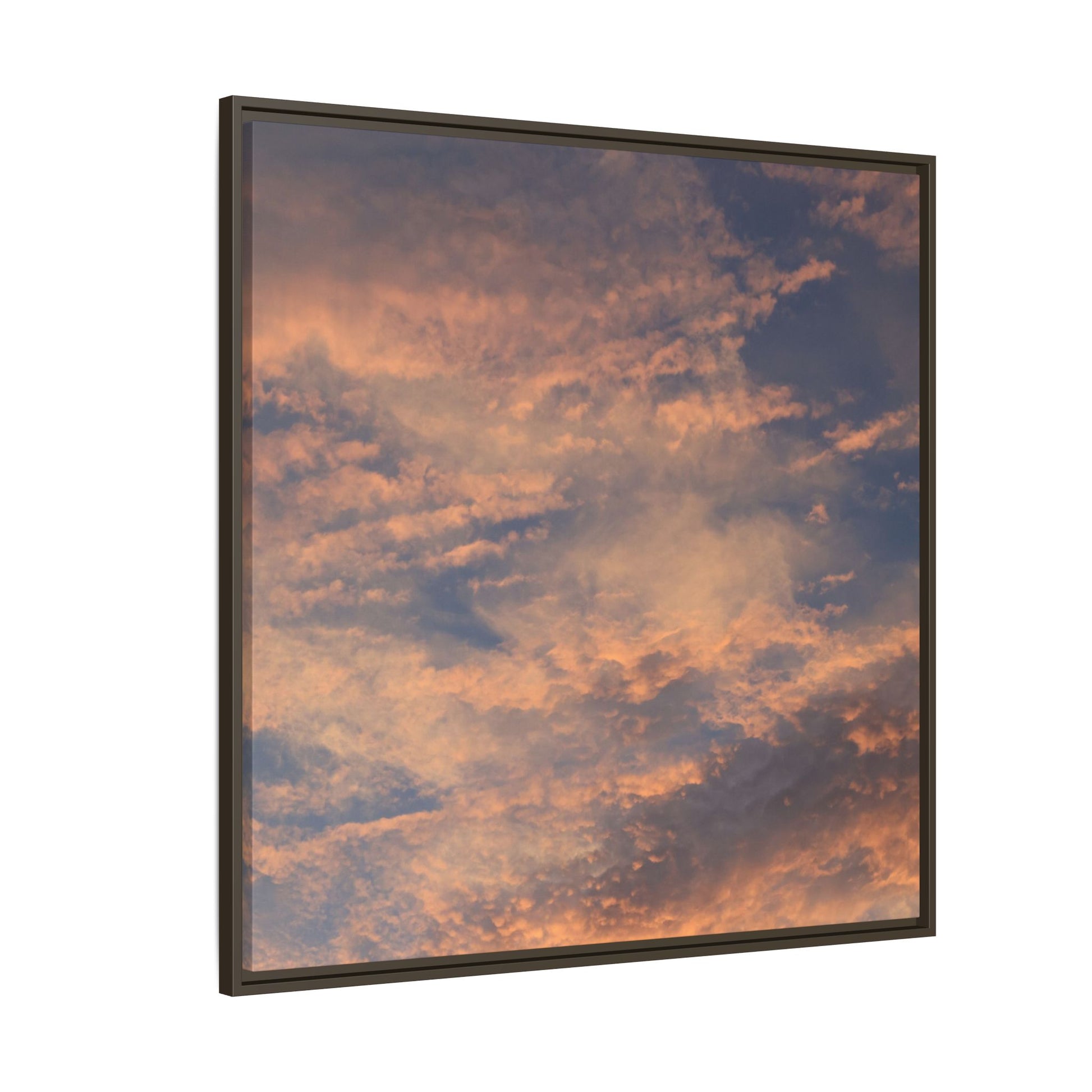 Sunset's Ethereal Canvas - Unique Stretched Canvas Wall Art - Art By Earth