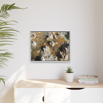 Stone Sea of Silence - Unique Stretched Canvas Wall Art