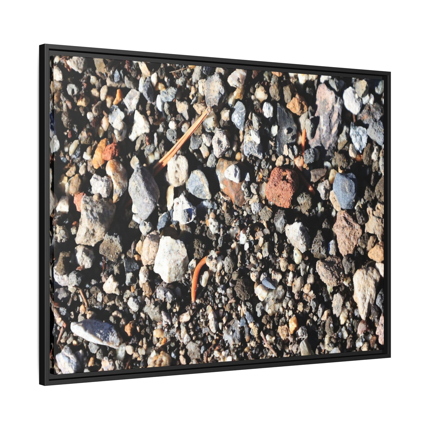 Stones and Soil - Unique Stretched Canvas Wall Art