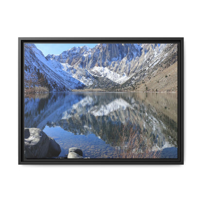 Reflections of Stillness - Unique Stretched Canvas Wall Art