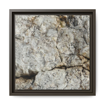 Weathered Limestone Formation - Unique Stretched Canvas Wall Art - Art By Earth