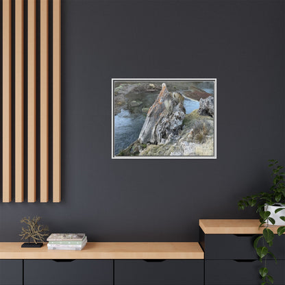 Carved by Water - Unique Stretched Canvas Wall Art