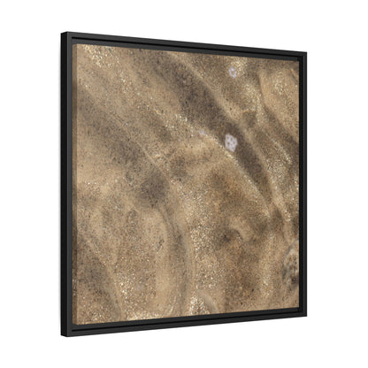 Underwater Sand Exploration - Unique Stretched Canvas Wall Art - Art By Earth
