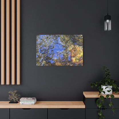 Water's Whisper - Unique Frameless Canvas Wall Art - Art By Earth