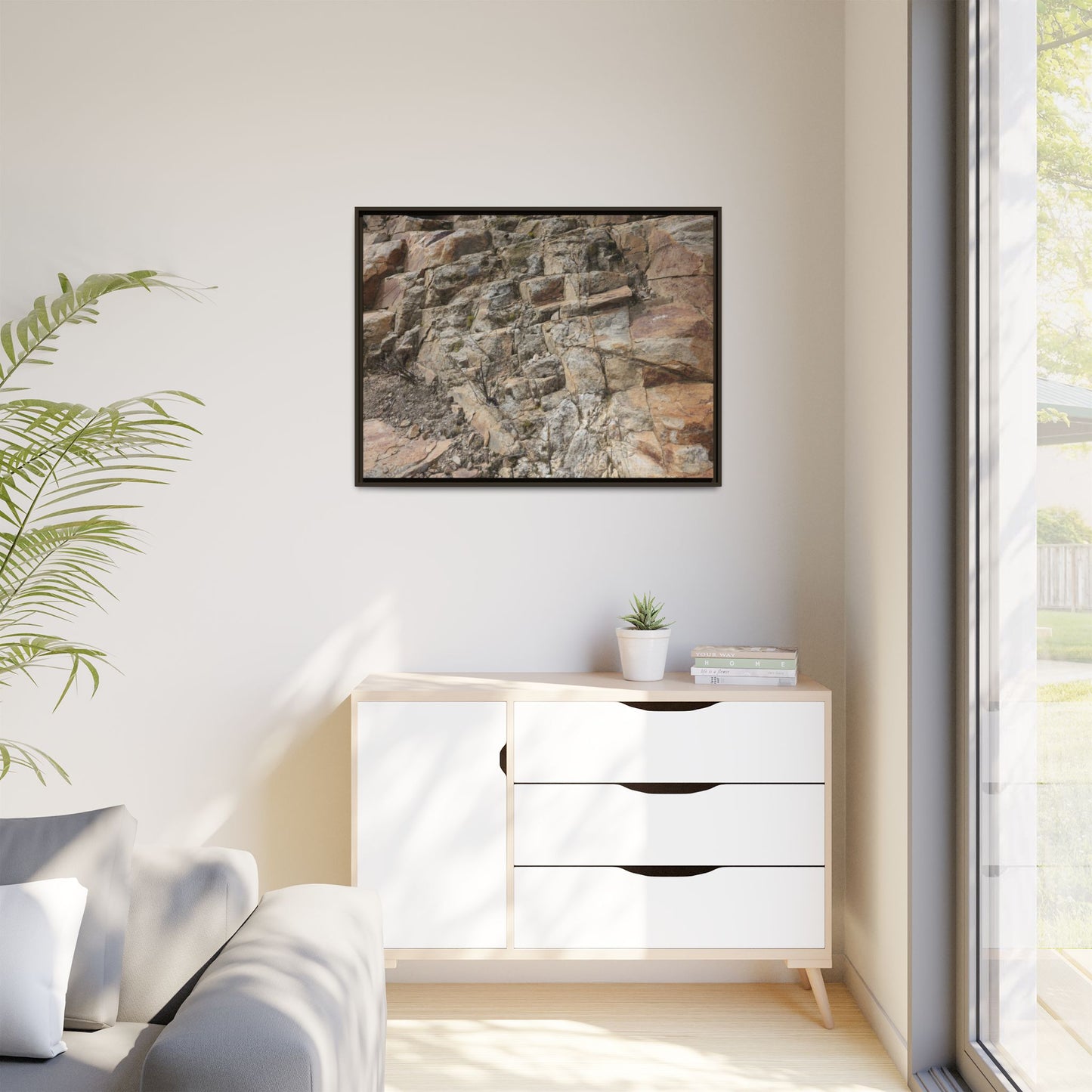Stone's Silent Story - Unique Stretched Canvas Wall Art - Art By Earth