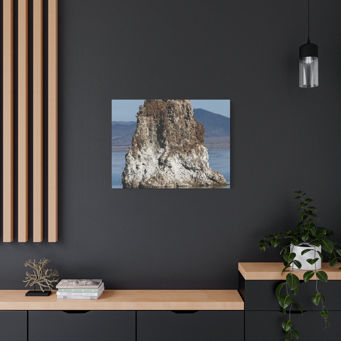 Monolith of Stillness - Unique Frameless Canvas Wall Art