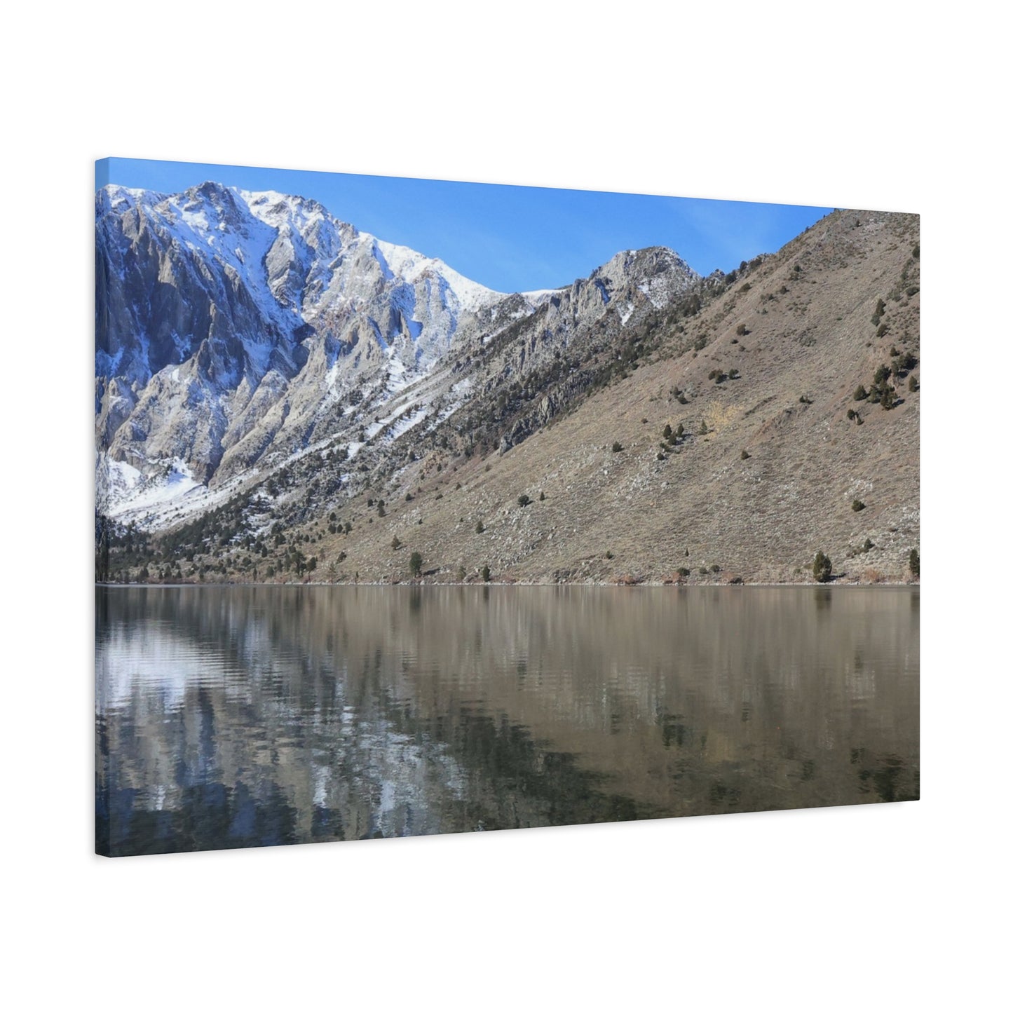 Reflection of Silence - Unique Frameless Canvas Wall Art