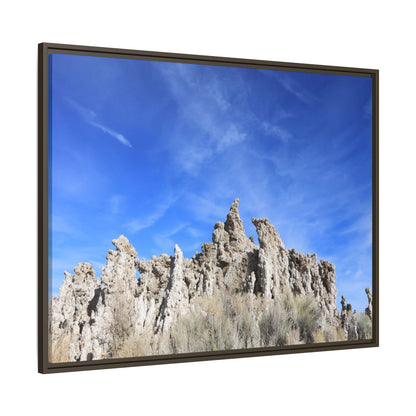 Frozen Sentinels - Unique Stretched Canvas Wall Art