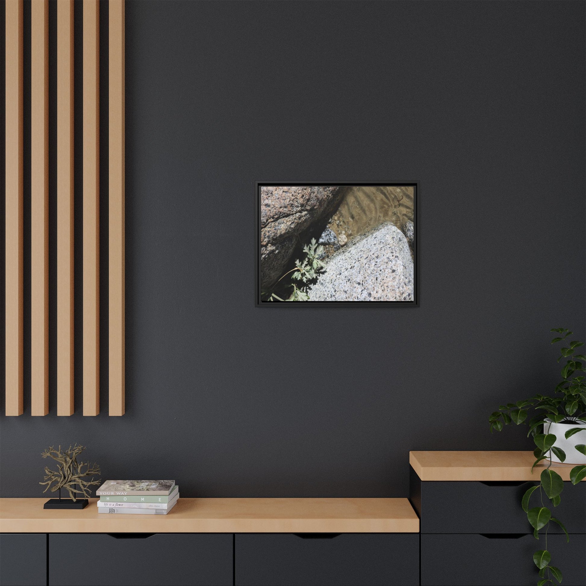 Resilience in Stone - Unique Stretched Canvas Wall Art - Art By Earth
