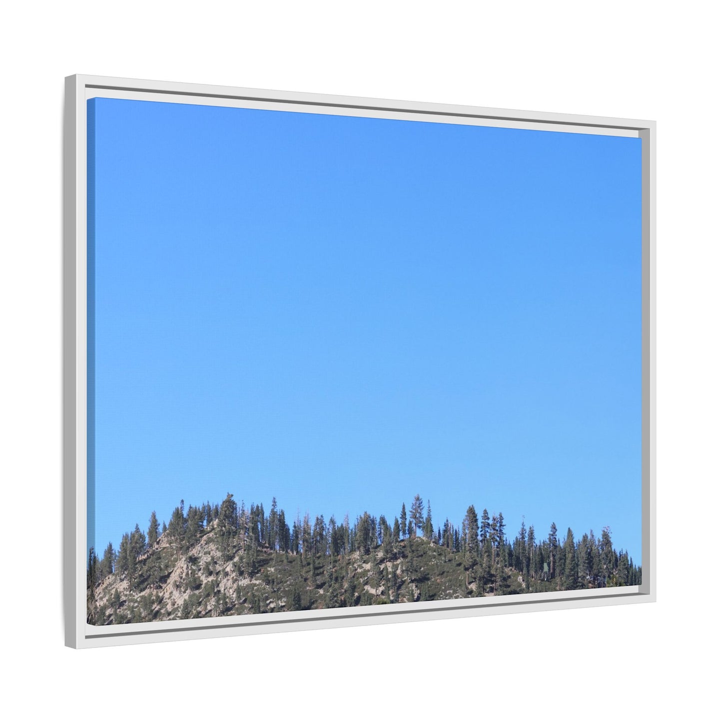 Blue Silence - Unique Stretched Canvas Wall Art