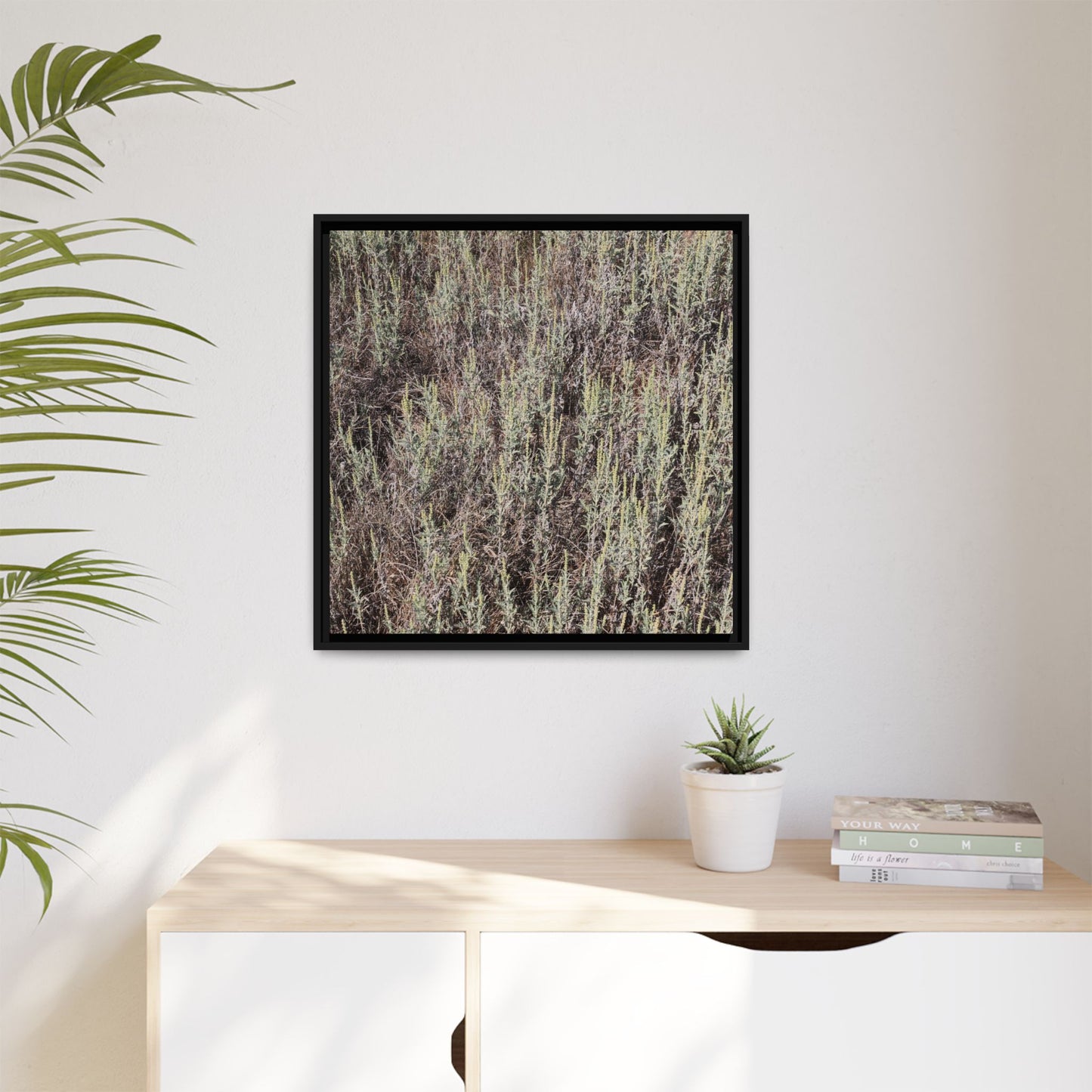 Sage Fields Forever - Unique Stretched Canvas Wall Art - Art By Earth