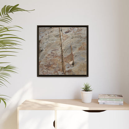 Sedimentary Symphony - Unique Stretched Canvas Wall Art - Art By Earth