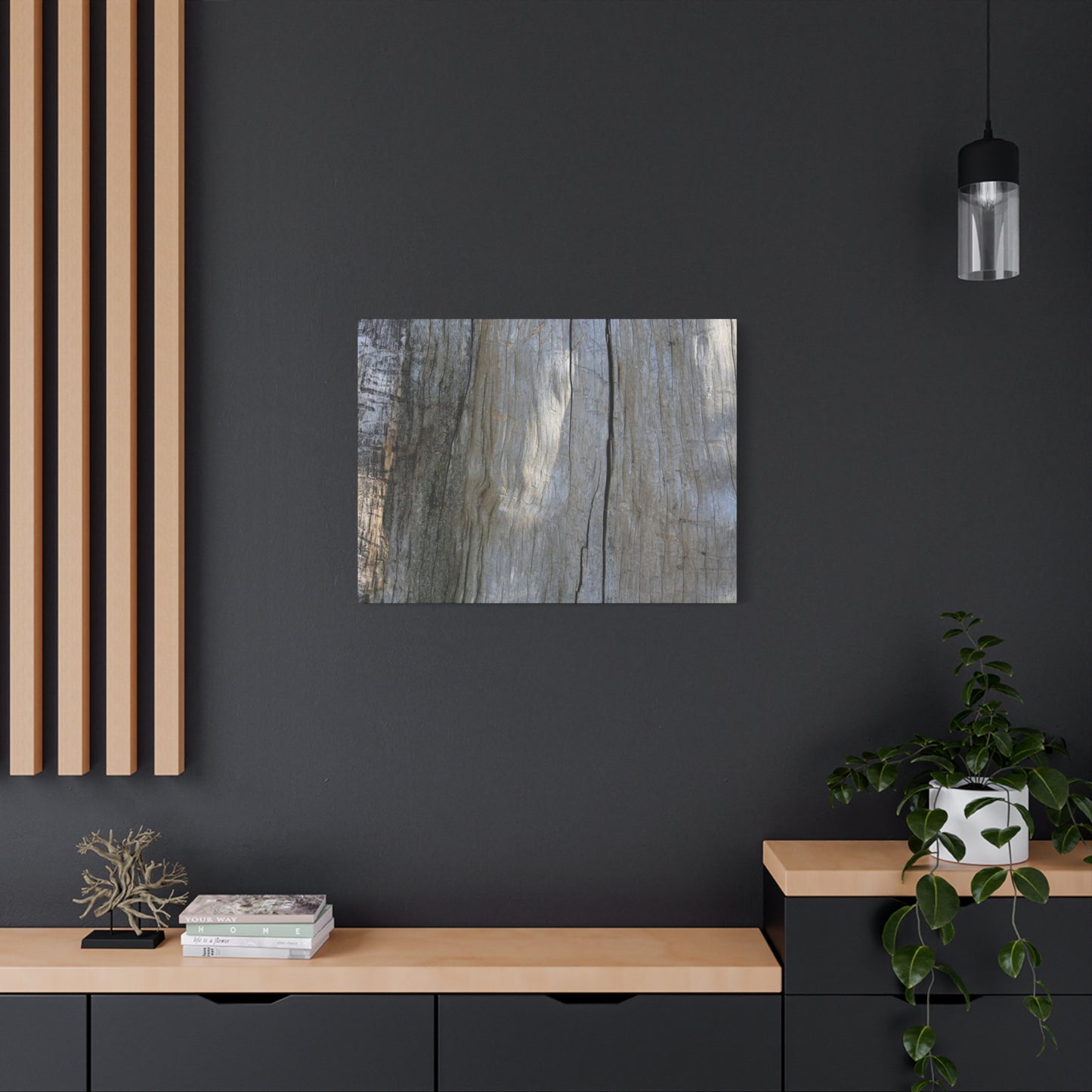 Time's Carved Patterns - Unique Frameless Canvas Wall Art