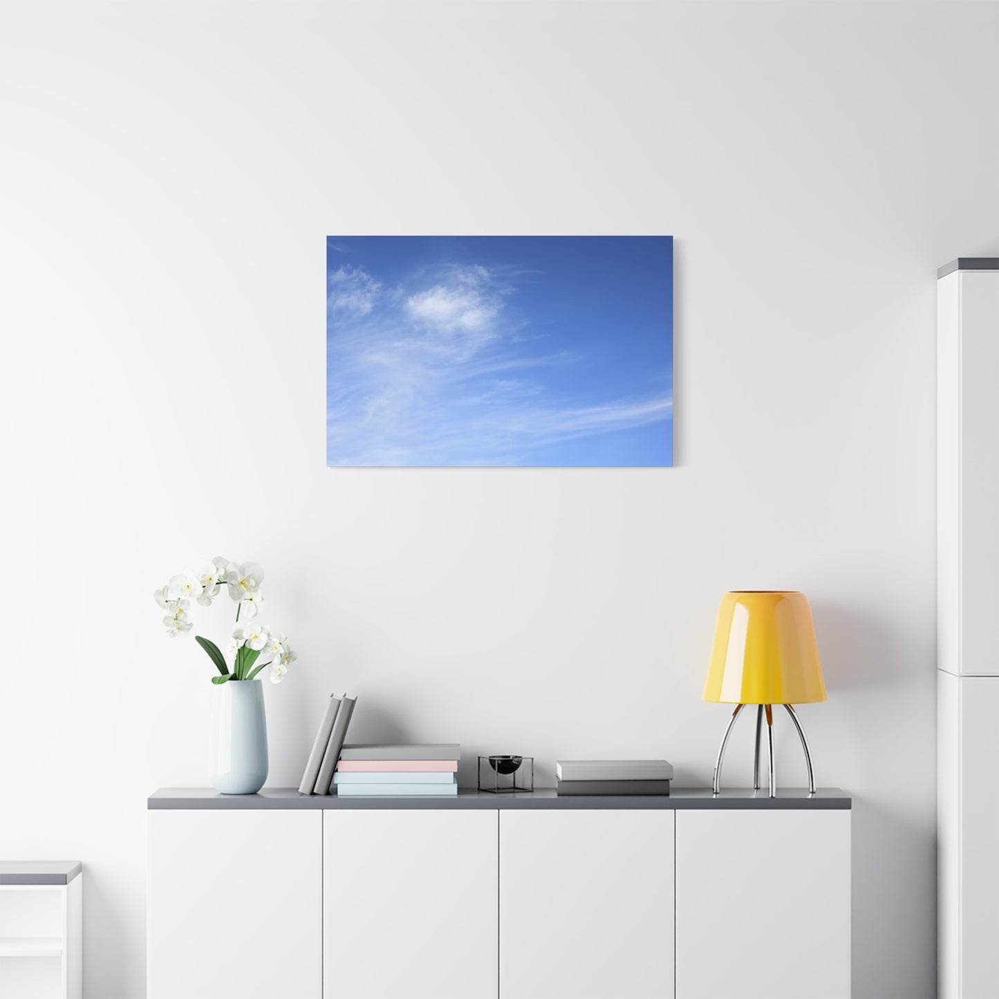 Blue Breath - Unique Frameless Canvas Wall Art - Art By Earth