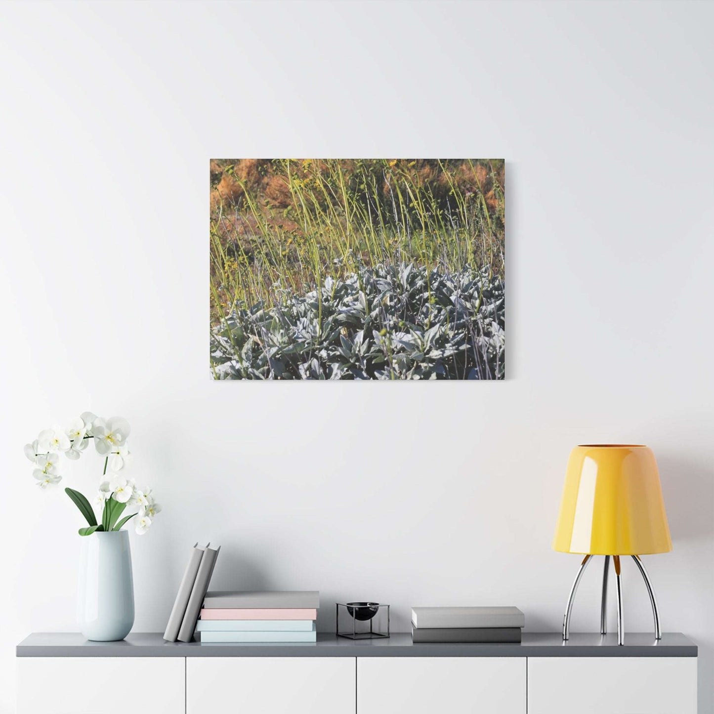 Desert Wildflowers in Bloom - Unique Frameless Canvas Wall Art - Art By Earth