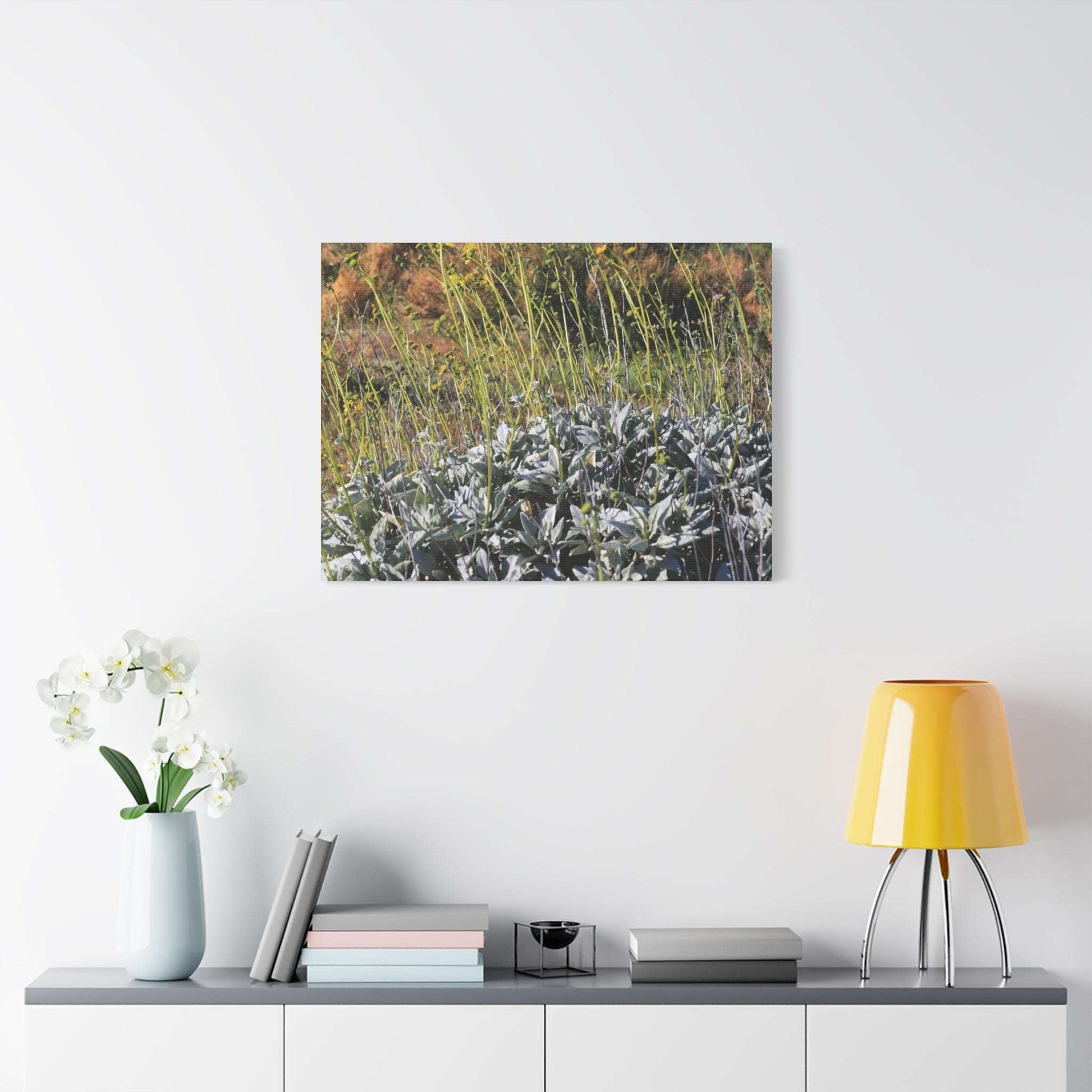 Desert Wildflowers in Bloom - Unique Frameless Canvas Wall Art - Art By Earth