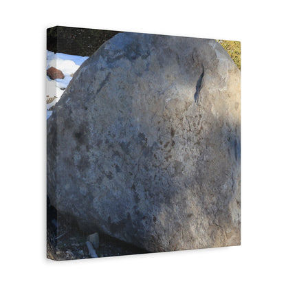 Stone of Silence - Unique Frameless Canvas Wall Art