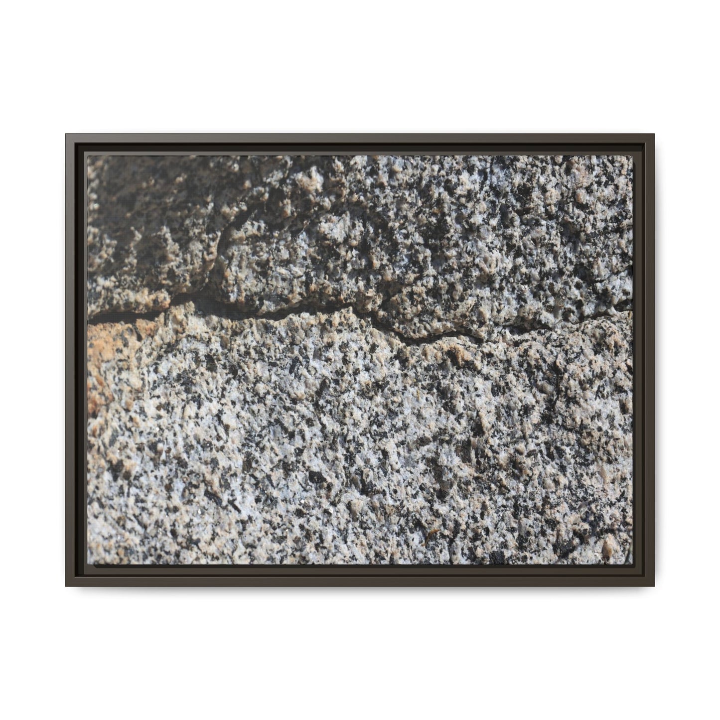 Weathered Stone Surface - Unique Stretched Canvas Wall Art