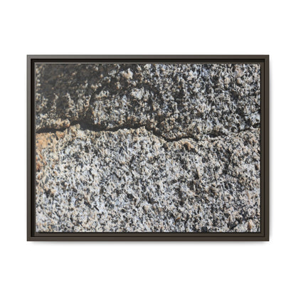 Weathered Stone Surface - Unique Stretched Canvas Wall Art