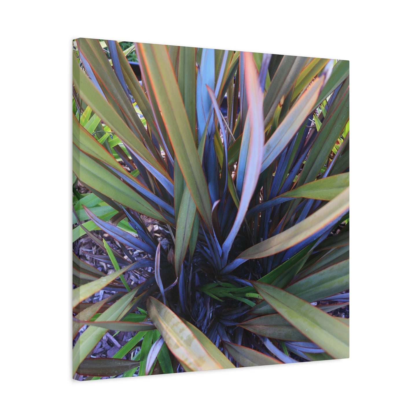 Twisted Blades of Verdant Symphony - Unique Frameless Canvas Wall Art - Art By Earth