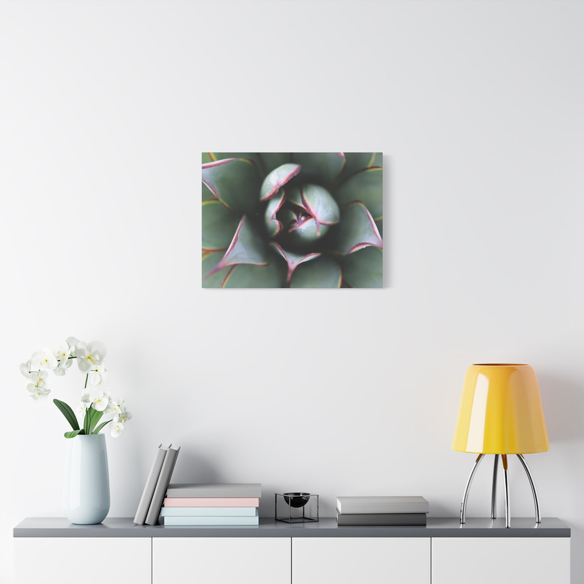 Emerald Spiral - Unique Frameless Canvas Wall Art - Art By Earth